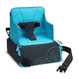 Munchkin Silla, Trona Portátil, Asiento Elevador para Comer, Se Convierte en Bolso de Viaje o en Bolso Cambiador para Bebés, Niños Pequeños, Unisex